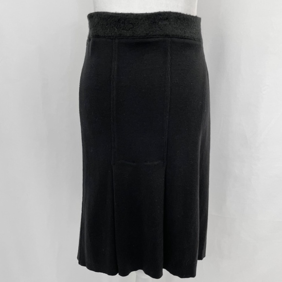 CAbi Sweater Knit A-Line Skirt Dessert Style 170 Licorice Black Size Medium - Picture 6 of 16